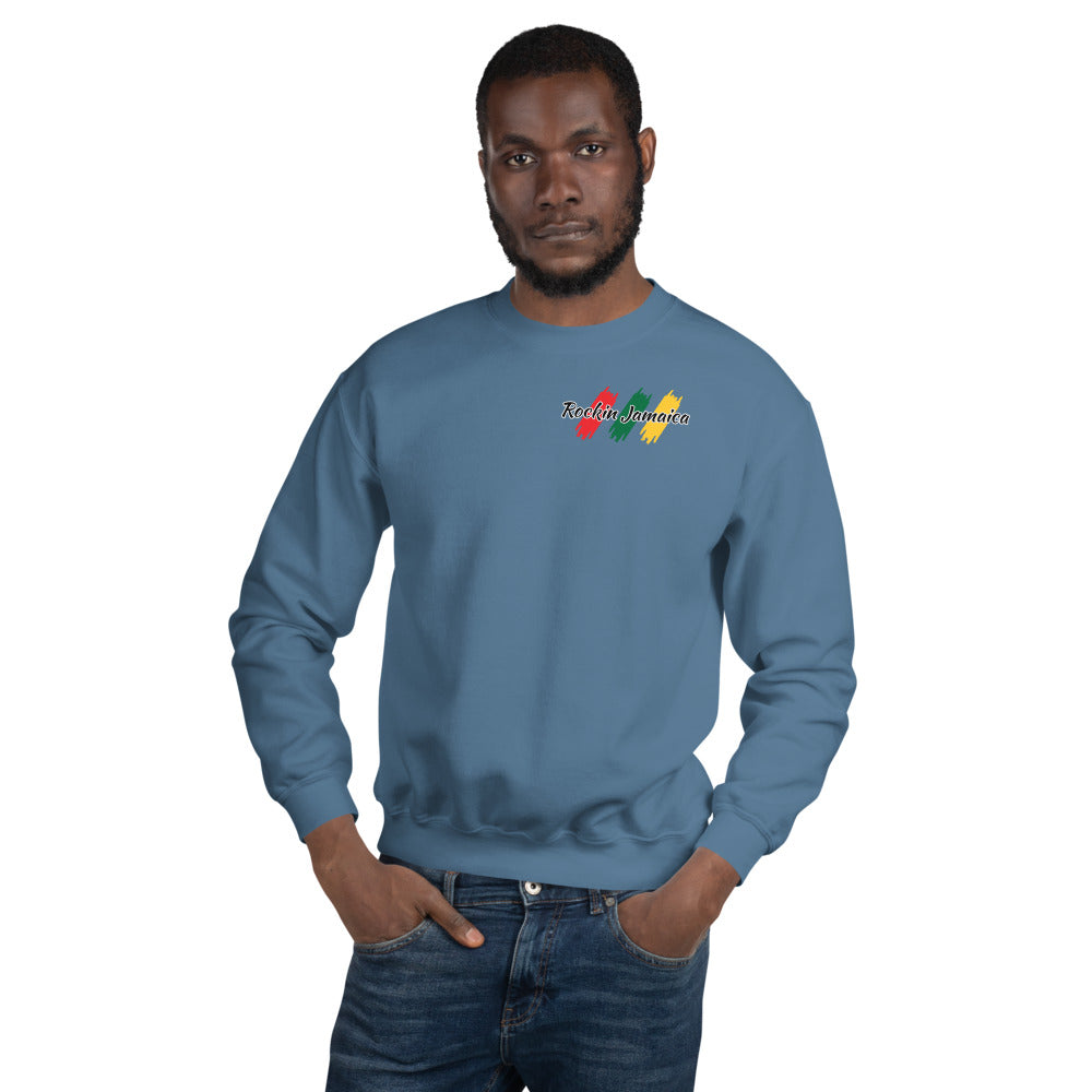 Rockin Jamaican Wears Unisex Sweatshirt - Rockin Jamaican Wears