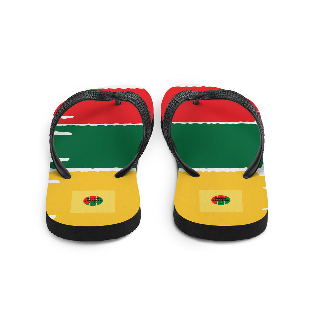 Rockin Jamaican Wears Flip Sandals - Rockin Jamaican Wears