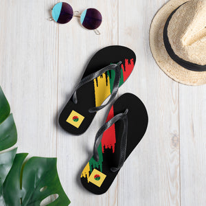 Rockin Jamaican Wears Flip Sandals - Rockin Jamaican Wears