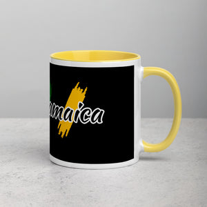 Rockin Jamaican Wears Mug with Color Inside - Rockin Jamaican Wears