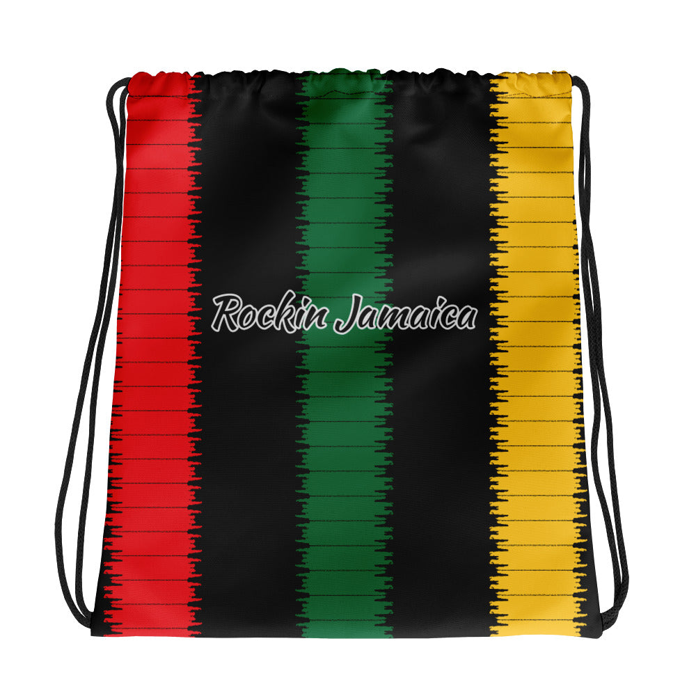 Rockin Jamaican Wears Drawstring Bag - Rockin Jamaican Wears