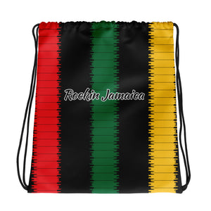 Rockin Jamaican Wears Drawstring Bag - Rockin Jamaican Wears