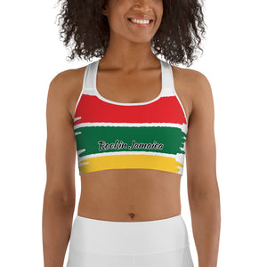 Rockin Jamaican Wears Sports bra - Rockin Jamaican Wears