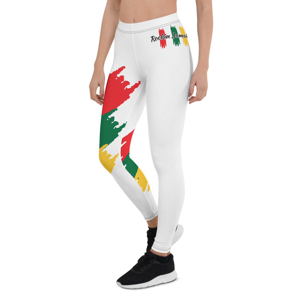 Rockin Jamaican Wears Leggings - Rockin Jamaican Wears