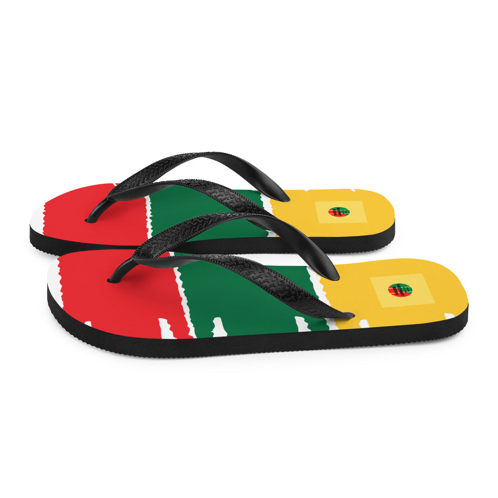 Rockin Jamaican Wears Flip Sandals - Rockin Jamaican Wears