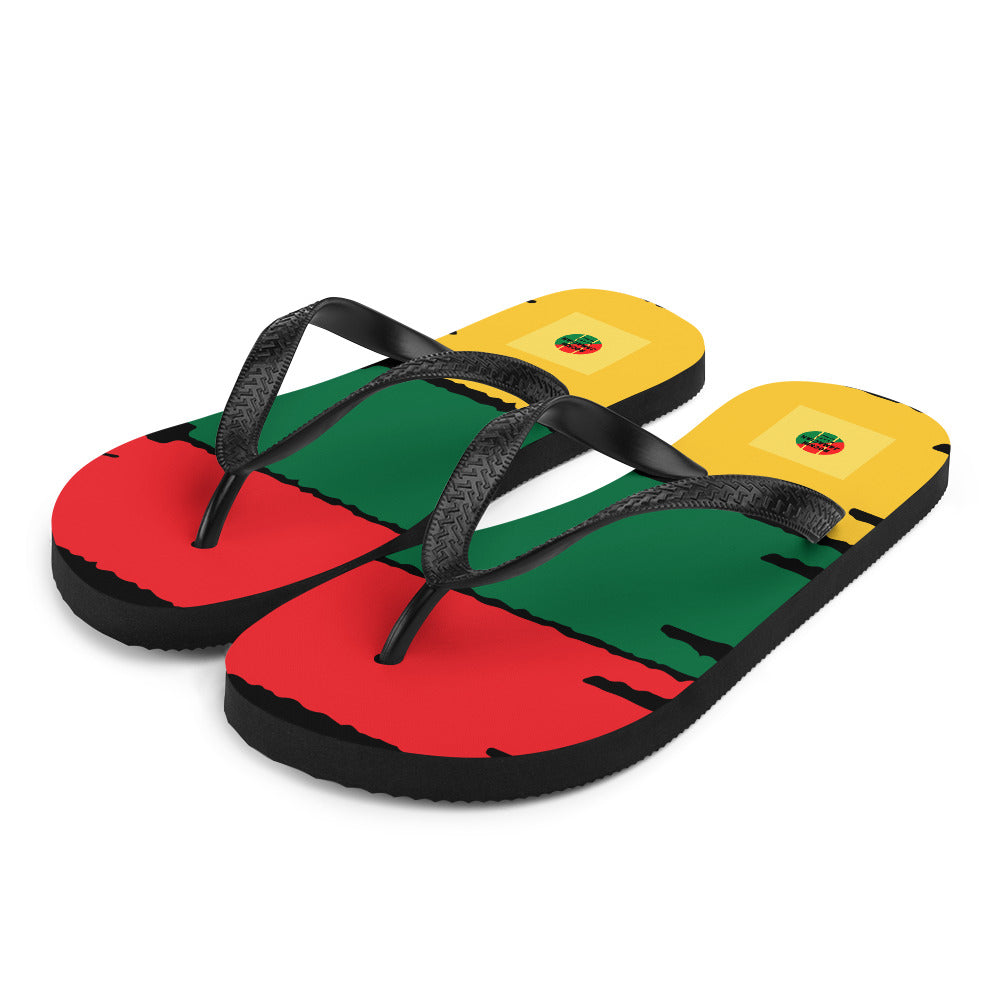 Rockin Jamaican Wears Flip Sandals - Rockin Jamaican Wears