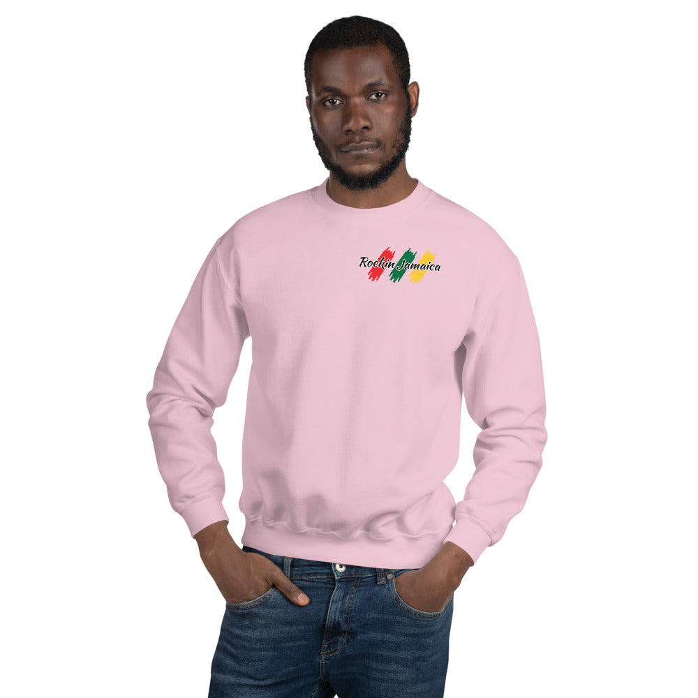 Rockin Jamaican Wears Unisex Sweatshirt - Rockin Jamaican Wears