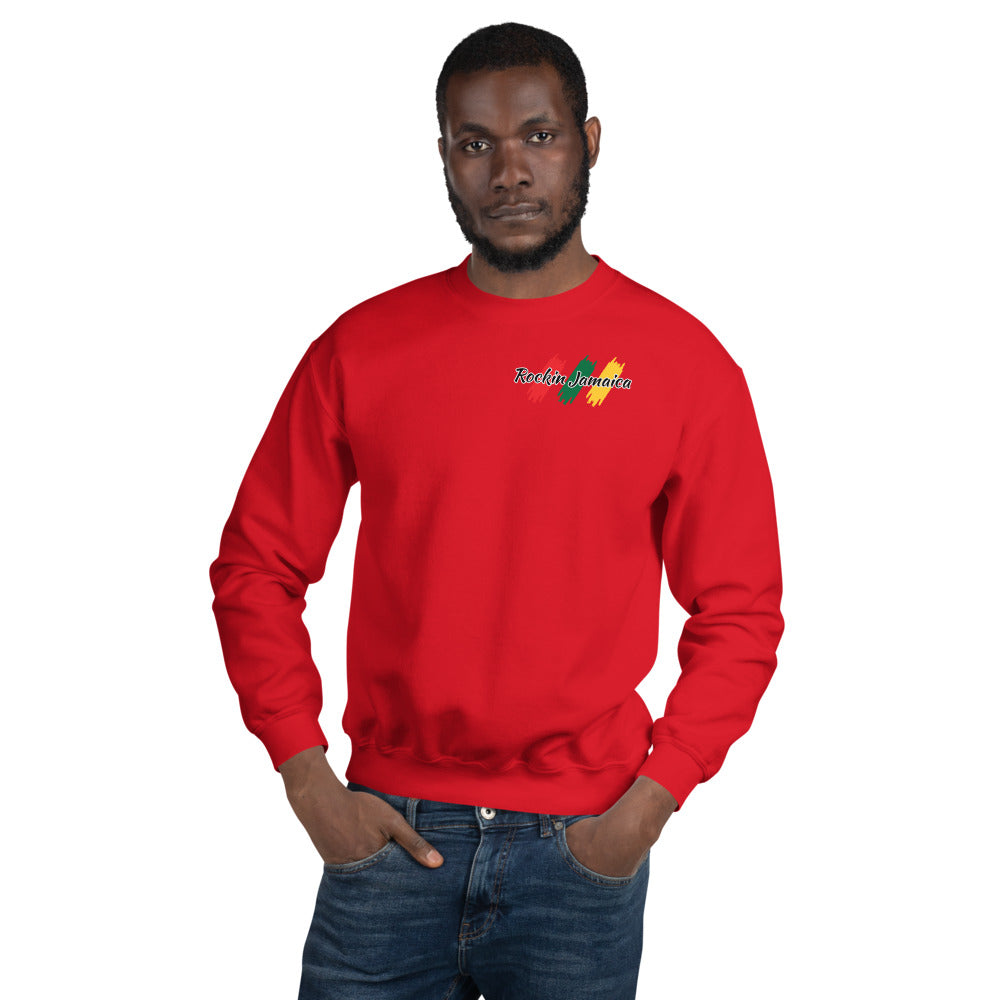 Rockin Jamaican Wears Unisex Sweatshirt - Rockin Jamaican Wears