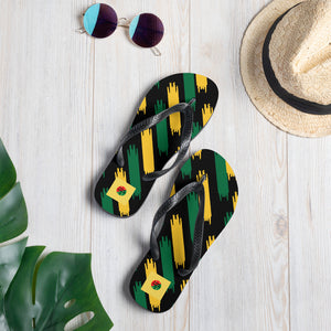 Rockin Jamaican Wears Flip Sandals - Rockin Jamaican Wears