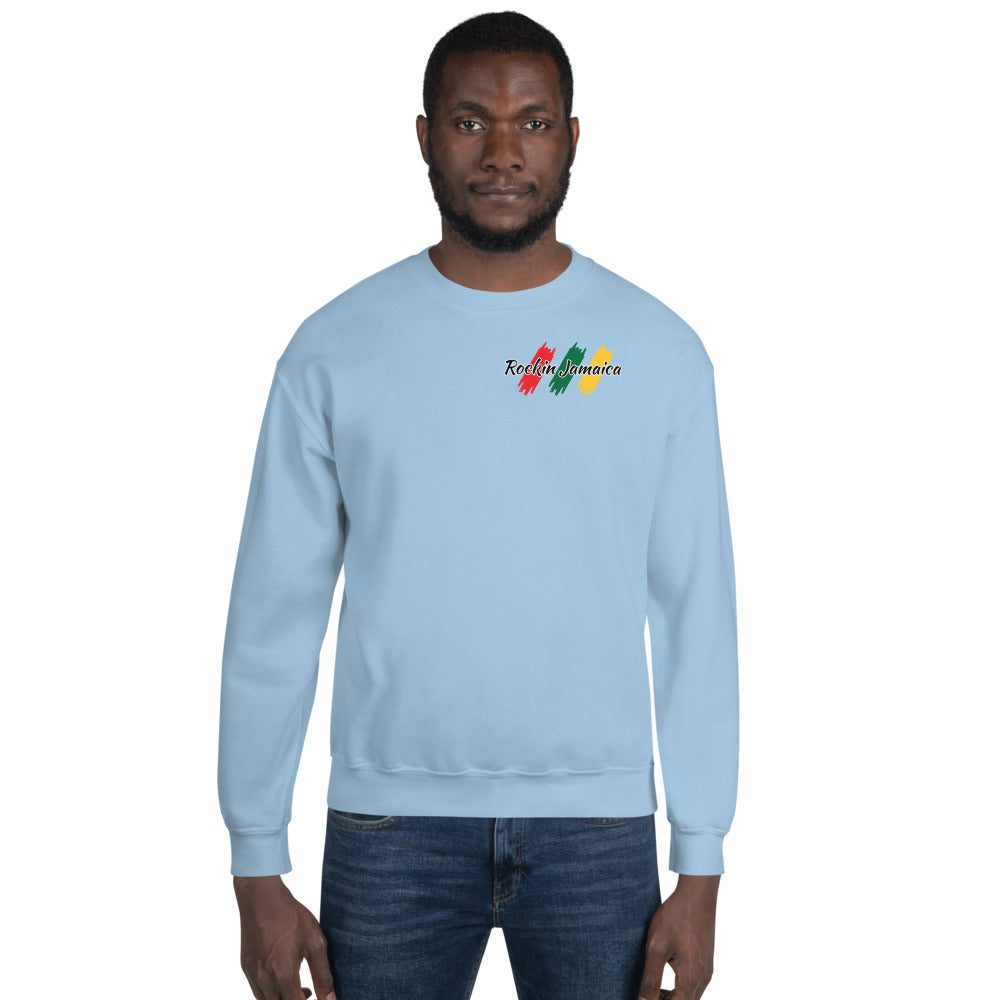 Rockin Jamaican Wears Unisex Sweatshirt - Rockin Jamaican Wears