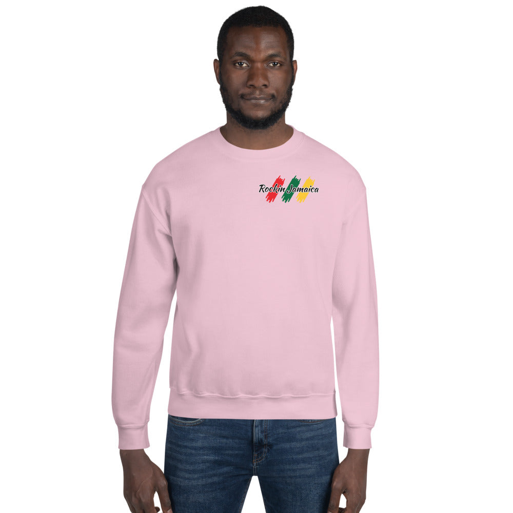 Rockin Jamaican Wears Unisex Sweatshirt - Rockin Jamaican Wears