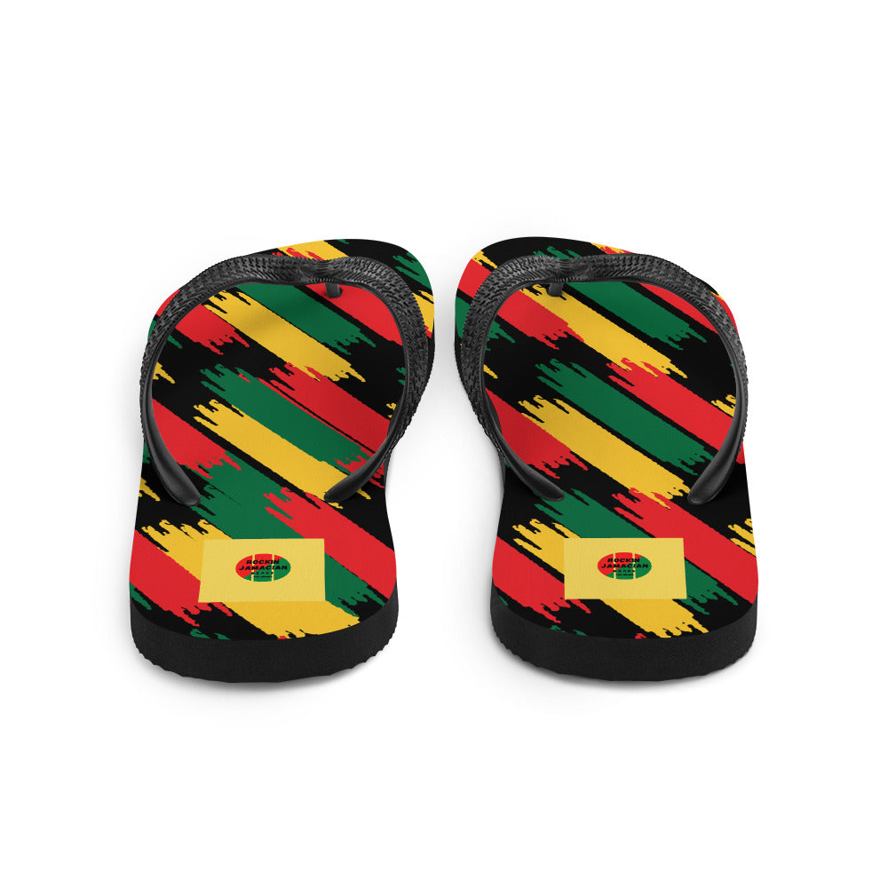 Rockin Jamaican Flip Sandals - Rockin Jamaican Wears