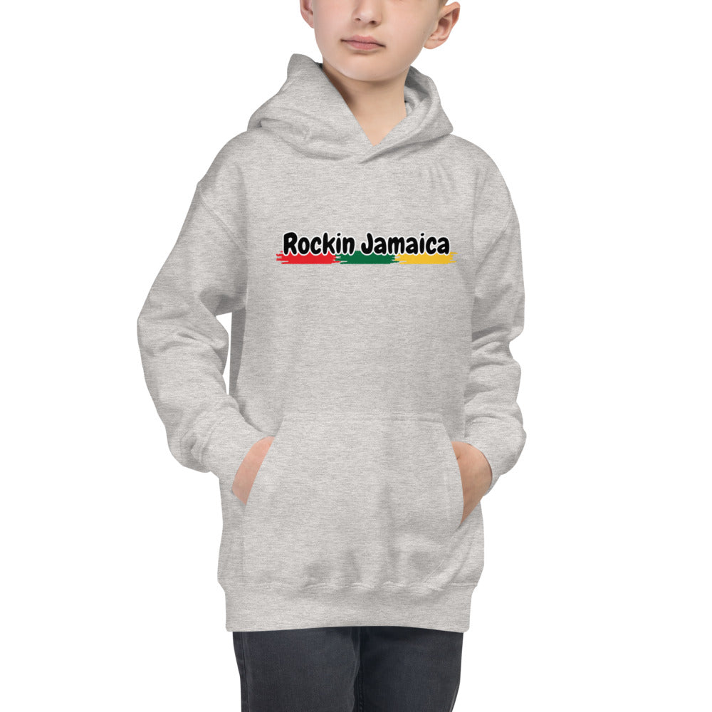 Rockin Jamaican Wears Kids Hoodie - Rockin Jamaican Wears