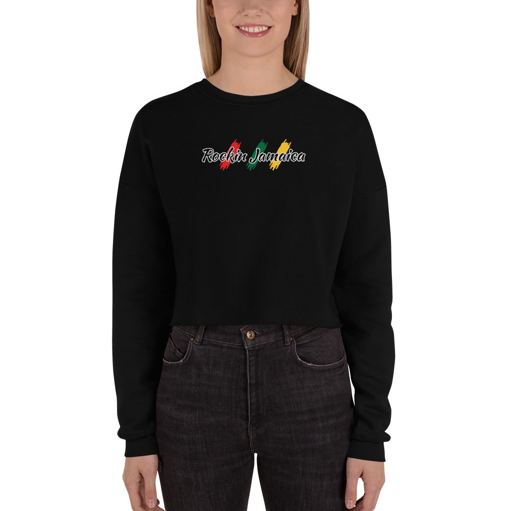Rockin Jamaican Wears Crop Sweatshirt - Rockin Jamaican Wears