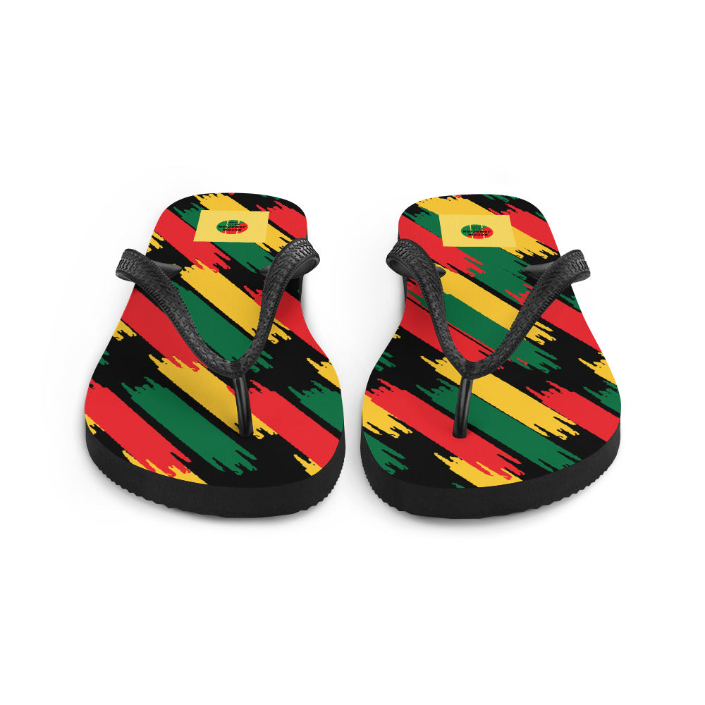 Rockin Jamaican Flip Sandals - Rockin Jamaican Wears