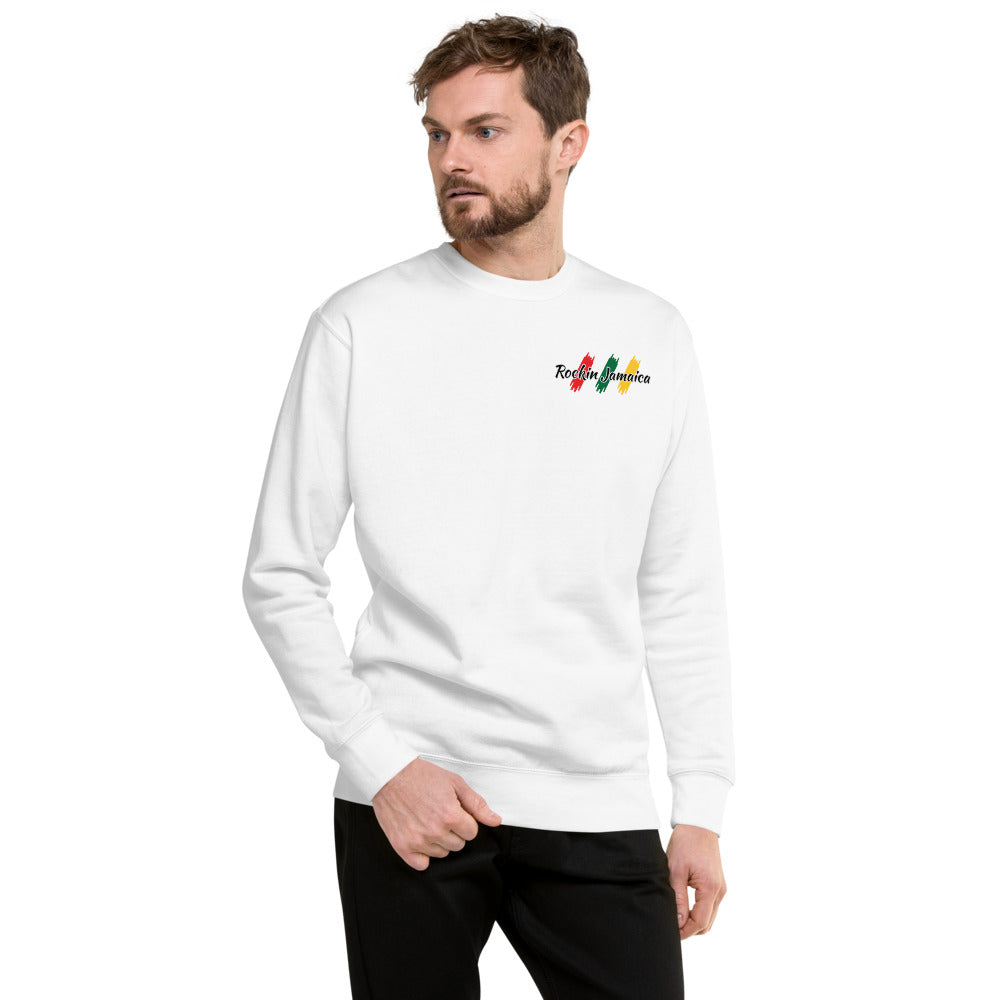 Rockin Jamaican Wears Unisex Fleece Pullover - Rockin Jamaican Wears