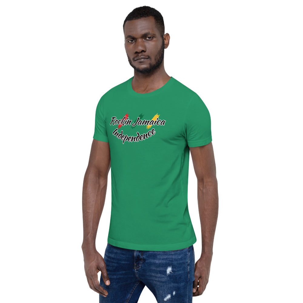 Rockin Jamaican Wears Independence Unisex T-Shirt - Rockin Jamaican Wears