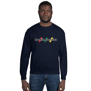 Rockin Jamaican Wears Unisex Sweatshirt - Rockin Jamaican Wears