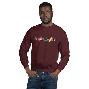Rockin Jamaican Wears Unisex Sweatshirt - Rockin Jamaican Wears