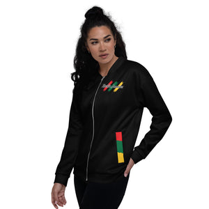 Rockin Jamaican Wears Unisex Bomber Jacket - Rockin Jamaican Wears