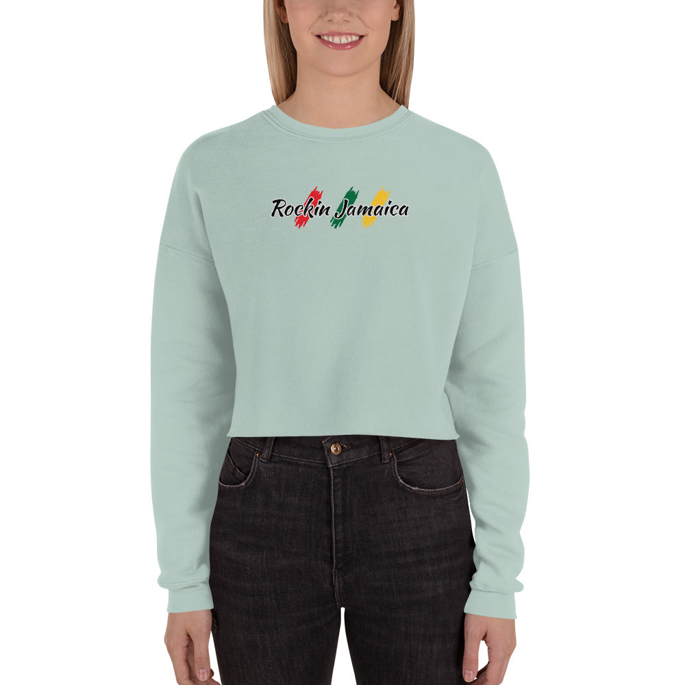 Rockin Jamaican Wears Crop Sweatshirt - Rockin Jamaican Wears