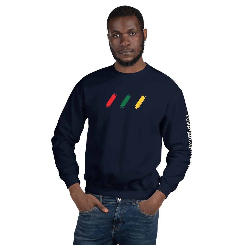 Rockin Jamaican Wears Unisex Sweatshirt - Rockin Jamaican Wears