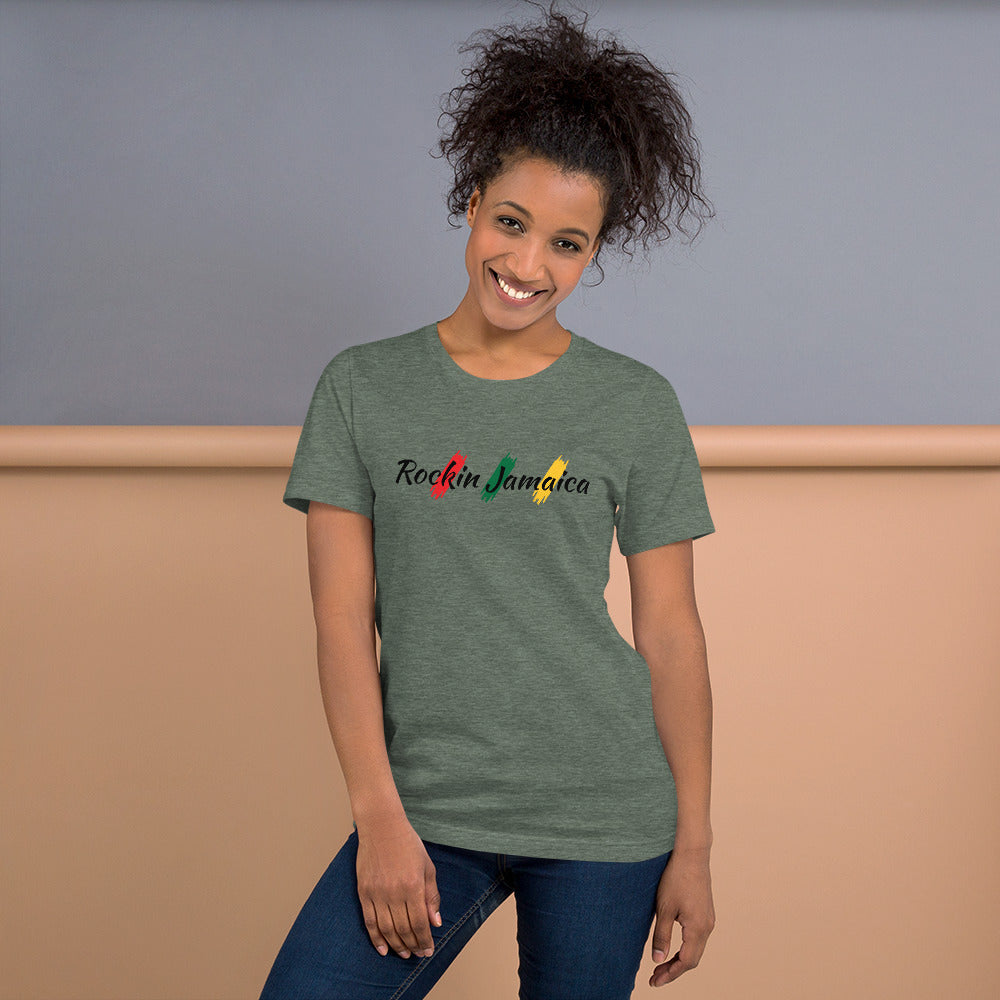 Rockin Jamaican Wears Unisex T-Shirt - Rockin Jamaican Wears