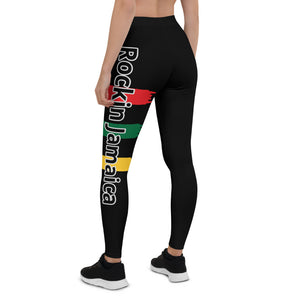 Rockin Jamaican Wears Leggings - Rockin Jamaican Wears