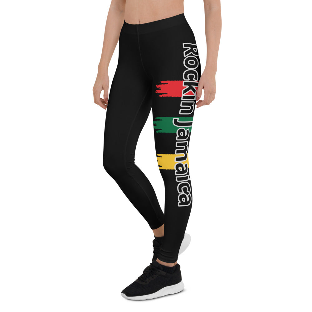 Rockin Jamaican Wears Leggings - Rockin Jamaican Wears