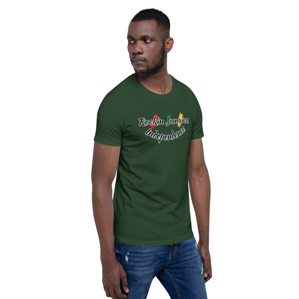 Rockin Jamaican Wears Independence Unisex T-Shirt - Rockin Jamaican Wears