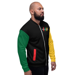 Rockin Jamaican Wears Unisex Bomber Jacket - Rockin Jamaican Wears