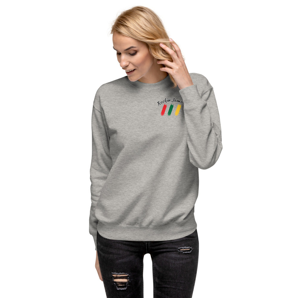 Rockin Jamaican Wears Unisex Fleece Pullover - Rockin Jamaican Wears