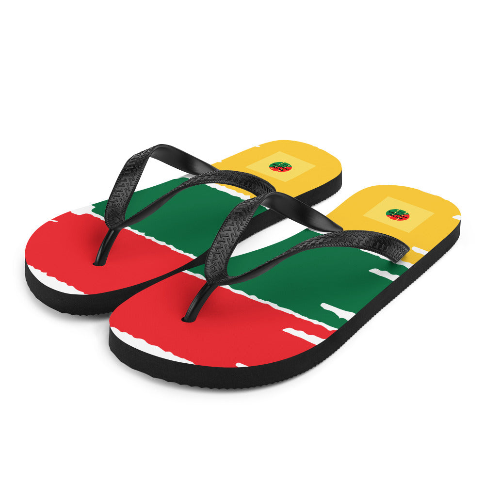 Rockin Jamaican Wears Flip Sandals - Rockin Jamaican Wears