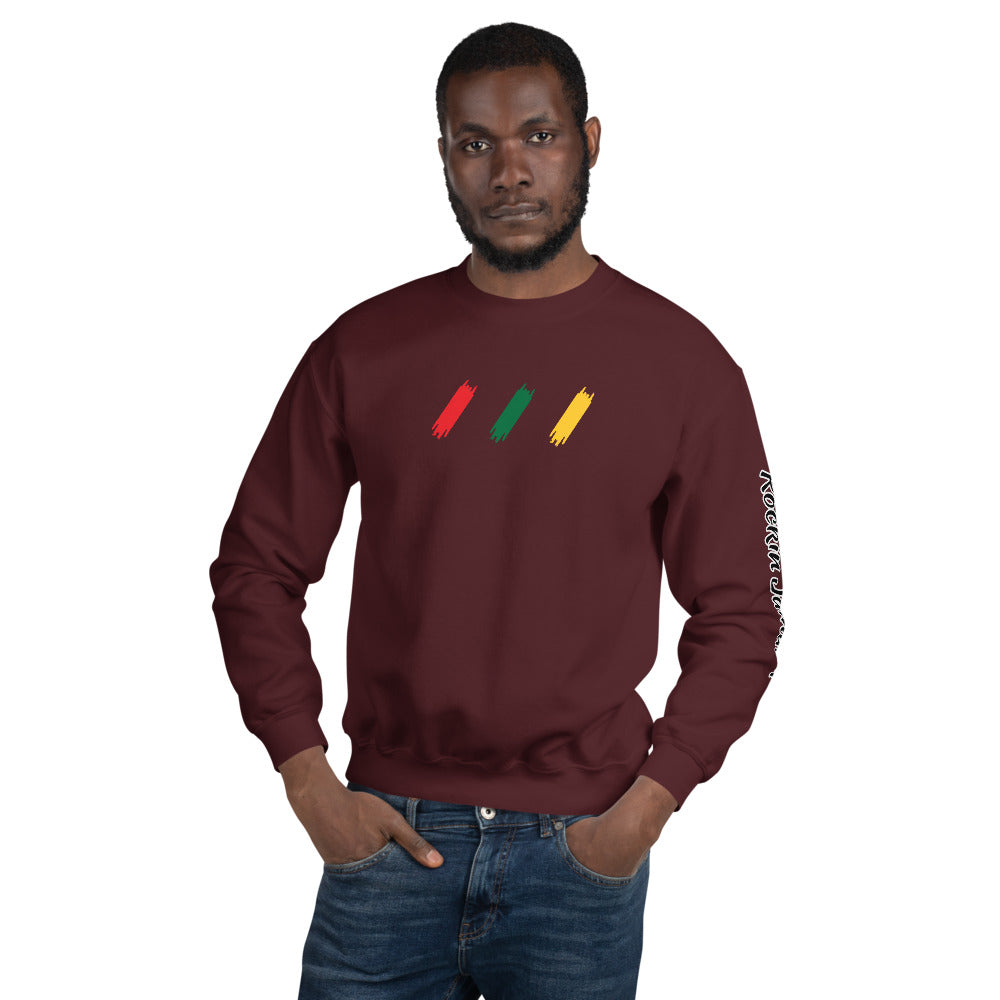 Rockin Jamaican Wears Unisex Sweatshirt - Rockin Jamaican Wears