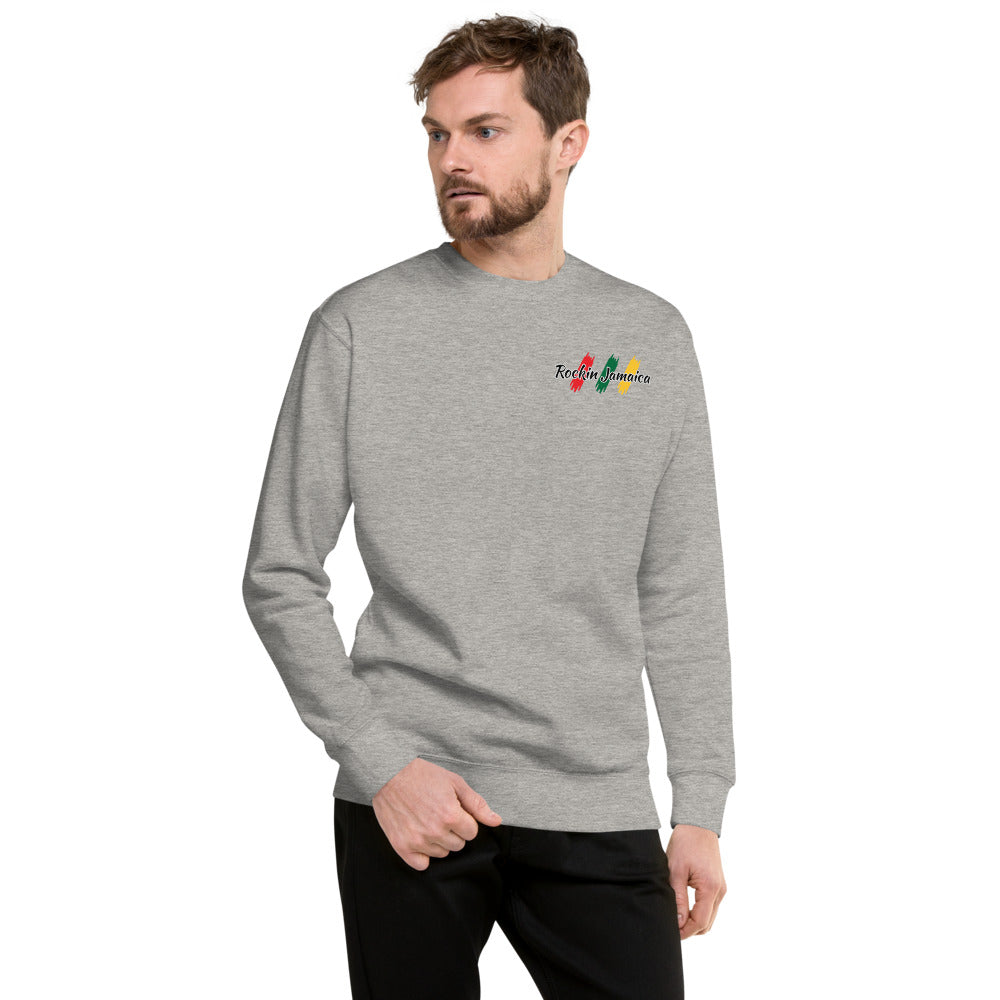 Rockin Jamaican Wears Unisex Fleece Pullover - Rockin Jamaican Wears