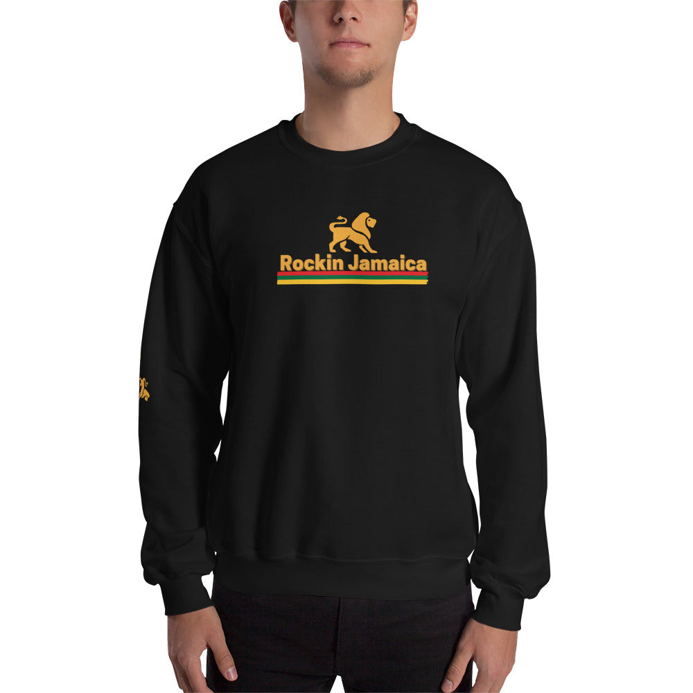 Rockin Jamaican Wears Unisex Sweatshirt - Rockin Jamaican Wears