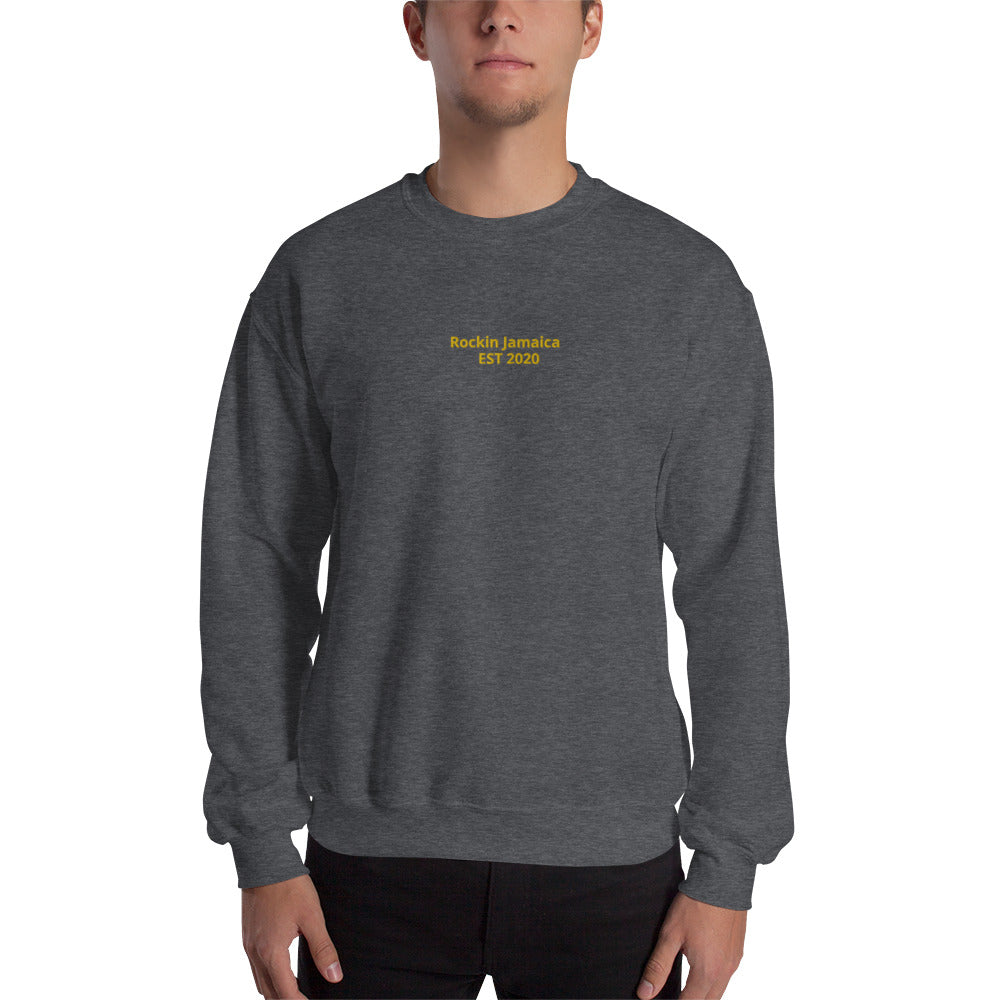 Rockin Jamaican Wears Unisex Sweatshirt - Rockin Jamaican Wears