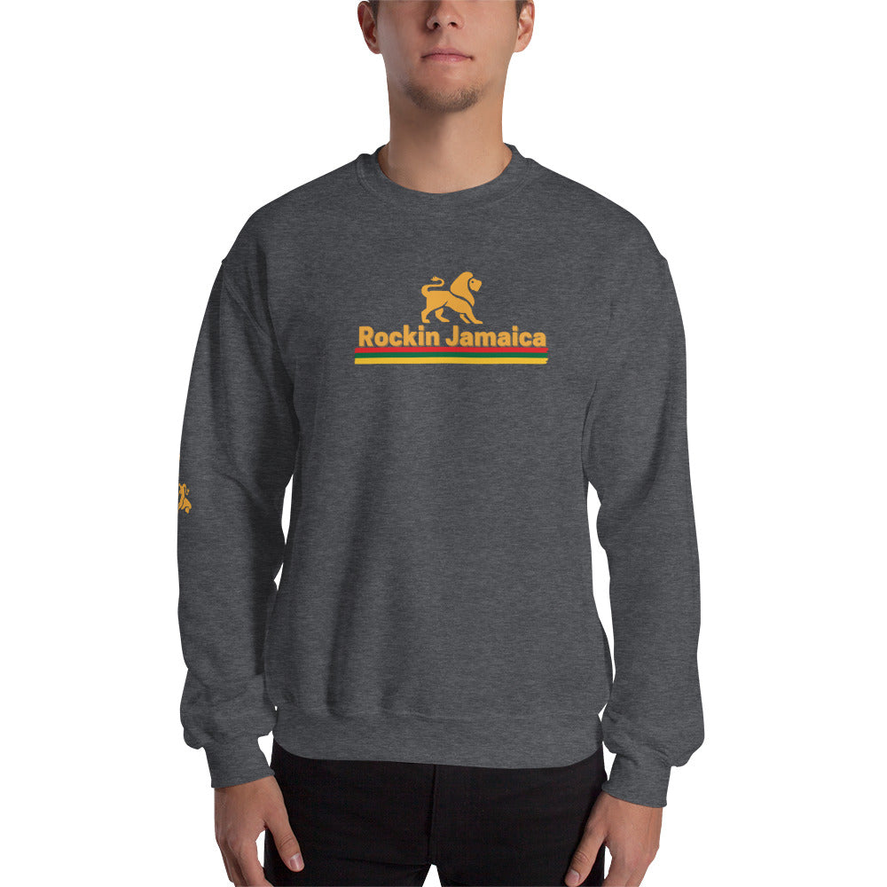 Rockin Jamaican Wears Unisex Sweatshirt - Rockin Jamaican Wears