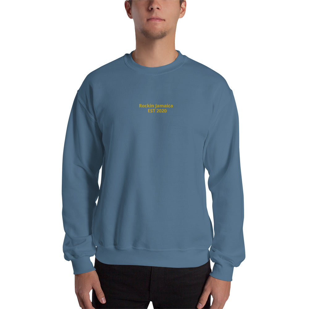 Rockin Jamaican Wears Unisex Sweatshirt - Rockin Jamaican Wears