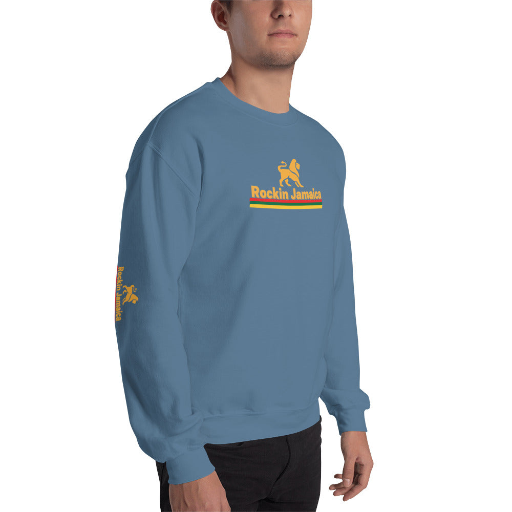 Rockin Jamaican Wears Unisex Sweatshirt - Rockin Jamaican Wears