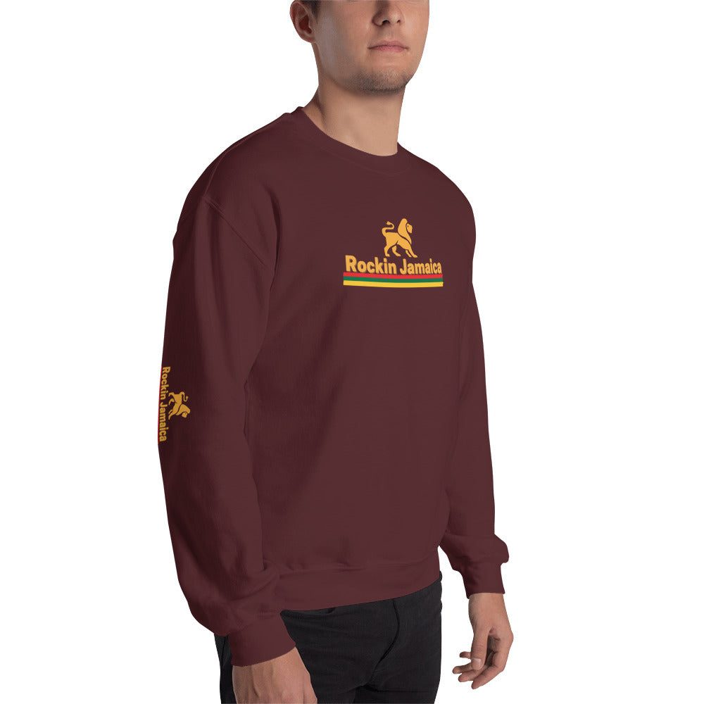 Rockin Jamaican Wears Unisex Sweatshirt - Rockin Jamaican Wears