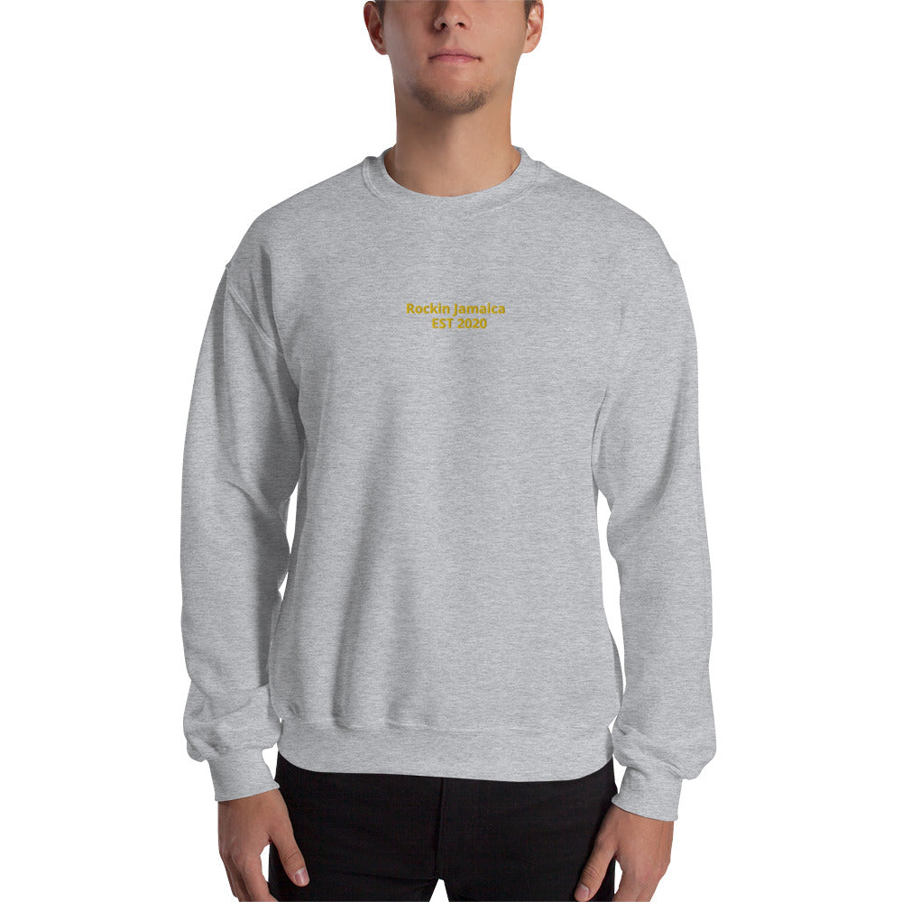 Rockin Jamaican Wears Unisex Sweatshirt - Rockin Jamaican Wears